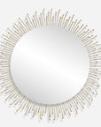 Aga - Round Gold Mirror