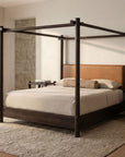 Devin - Queen Bed - Brown