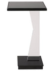 Angle - Contemporary Accent Table - Black