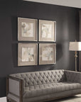 Divination - Abstract Art (Set of 4) - Beige