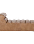 Ramsay - Leather Chaise - Tan