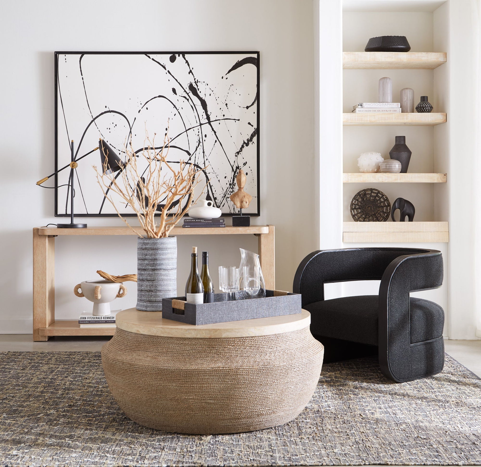 Retreat - Console Table - Beige