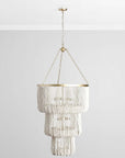 Amanda - Beaded Chandelier - White