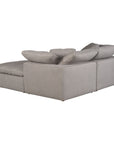 Terra - Livesmart Fabric Condo Nook Modular Sectional - Light Gray