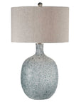Oceaonna - Glass Table Lamp - Light Blue