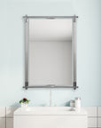 Adara - Vanity Mirror - Pearl Silver