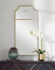 Caddington - Tall Mirror - Brass