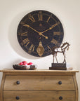 Bond Street - 30" Wall Clock - Black