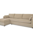 Burrow - Sleeper Sectional With Left Storage Chaise - Sand