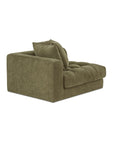 Davie - Left Arm Facing Chair - Olive Green
