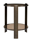 Hanson - Side Table - Bronze & Dark Glass