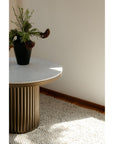 Tower - Dining Table - Antique Brass