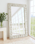 Astrid - Floor Mirror - White