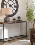 Holston - Salvaged Wood Console Table - Light Brown