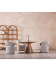 Barrow - Rolling Dining Chair - Gray Storm