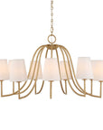Seville - 9 Light Chandelier - Gold