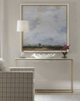 Redmond - Sofa Counter Table - Gold / White