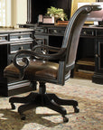 Telluride - Tilt Swivel Chair - Dark Brown