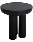 Rocca - Cement Side Table - Black