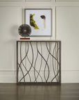 Melange - Thin Metal Console - Dark Gray