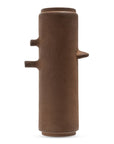 Ezra - 12" Vase - Dark Brown