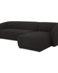 Faye - Right Sectional - Black