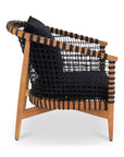 Kuna - Outdoor Lounge Chair - Black