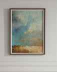 Vista Grande - Framed Desertscape Print - Light Brown