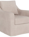 Filmore - Slipcover Swivel Chair, Special Order - Beige