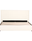 Recharge - Queen Bed Upholstery - White