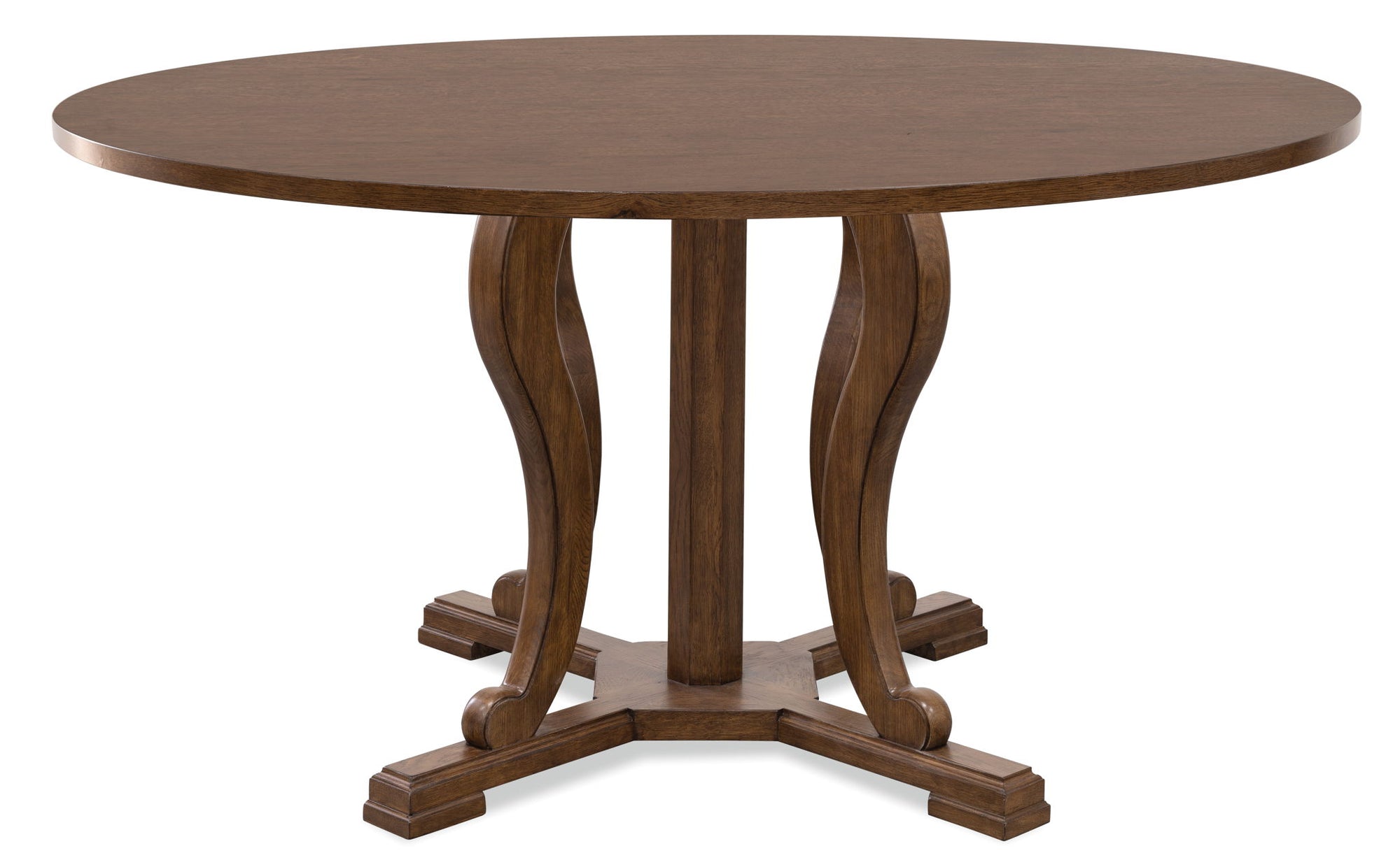 Cashiers - Round Drop-Leaf Dining Table - Chestnut