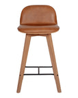 Napoli - Leather Counter Stool - Tan