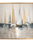 Regatta - Nautical Art - Blue