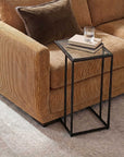 Mateo - Glass Top Accent Table - Black