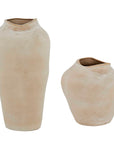 Shadow Play - Indoor-Outdoor Vases (Set of 2) - Buff