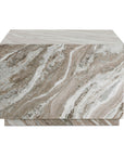 Lou - Outdoor Coffee Table - Light Brown / Beige