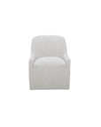 Maisie - Rolling Dining Chair - Flecked Oat / Beige