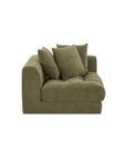 Davie - Right Arm Facing Chair - Olive Green