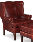 Blakeley - Club Chair - Dark Red