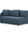 Fraser - Left Arm Facing Sofa - Deep Blue