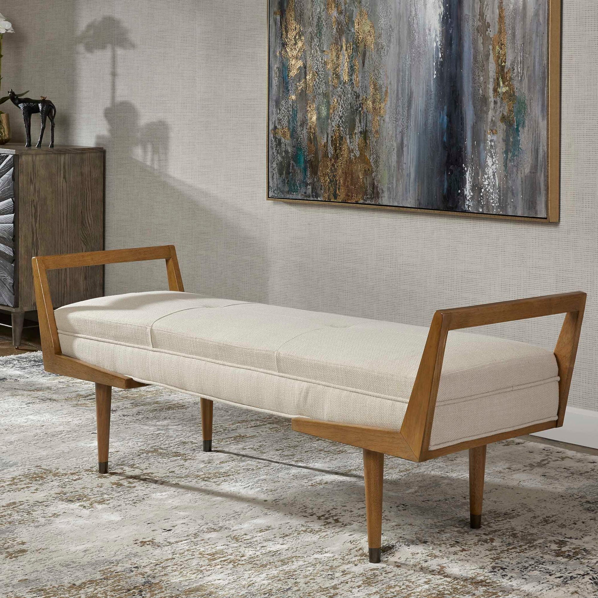 Waylon - Mid-Century Modern Bench