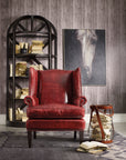 Blakeley - Club Chair - Dark Red