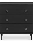 Reagan - 3 Drawer Nightstand - Black