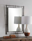Ironworks - Industrial Mirror - Black
