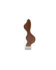Eon - Wood And Marble Sculpture 2 - Brown