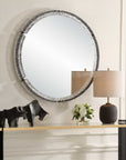 Crystalline - Round Mirror - White