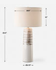 Haven - Glaze Table Lamp - White