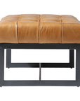 Wyatt - Leather Bench - Beige