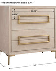 Alessia - Light Oak Accent Chest
