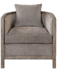 Viaggio - Chenille Accent Chair - Gray